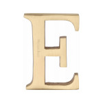 M Marcus Heritage Brass Letter E - Pin Fix 51mm